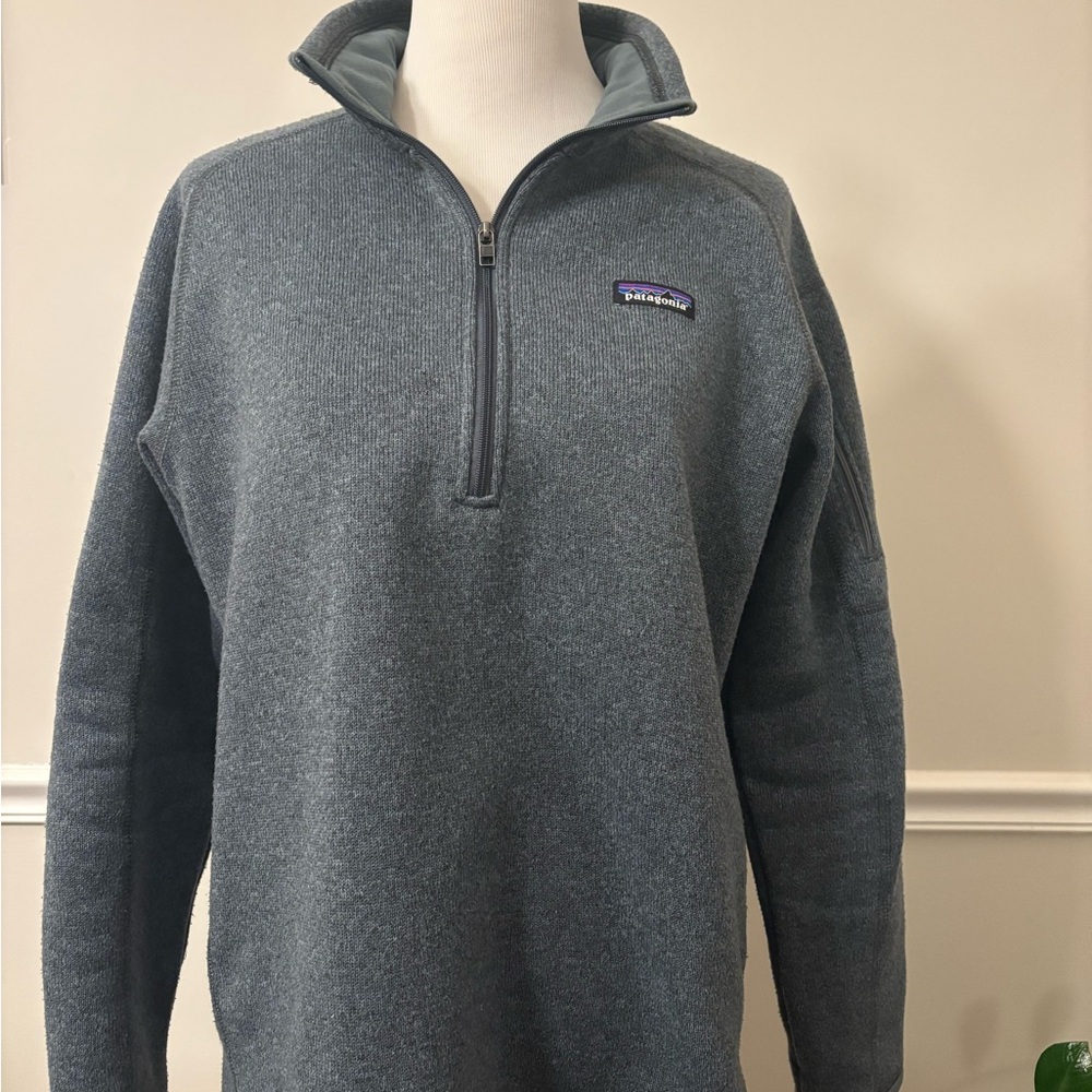 Patagonia Women’s Blue Quarter-Zip Better Sweater Jacket